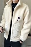 皮毛一体羽绒服男士冬季潮流颗粒绒加厚冬装外套Y9586羽绒-P245，男装羽绒服，电商A239