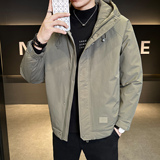 标连帽羽绒服男冬季潮流休闲短款外套男士夹克Y2523-P198，男装夹克，电商A239