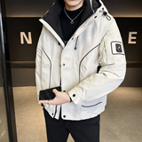 冬季新款工装羽绒服男短款保暖羽绒外套Y2572-P265，男装羽绒服，电商A239