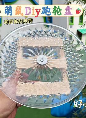 仓鼠透明跑盘跑水晶轮跑步机玩具