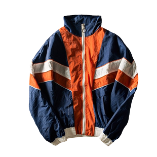 欧美嘻哈潮牌BF风街头短款宽松个性拼色夹克ins超火的日系外套男