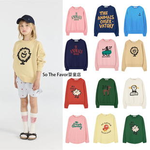 26春夏TAO系列男女童卡通印花圆领卫衣幼儿园宝宝上衣体恤童装