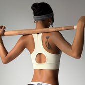 欧美风无缝修身 瑜伽背心健身跑步休闲运动文胸瑜伽美背