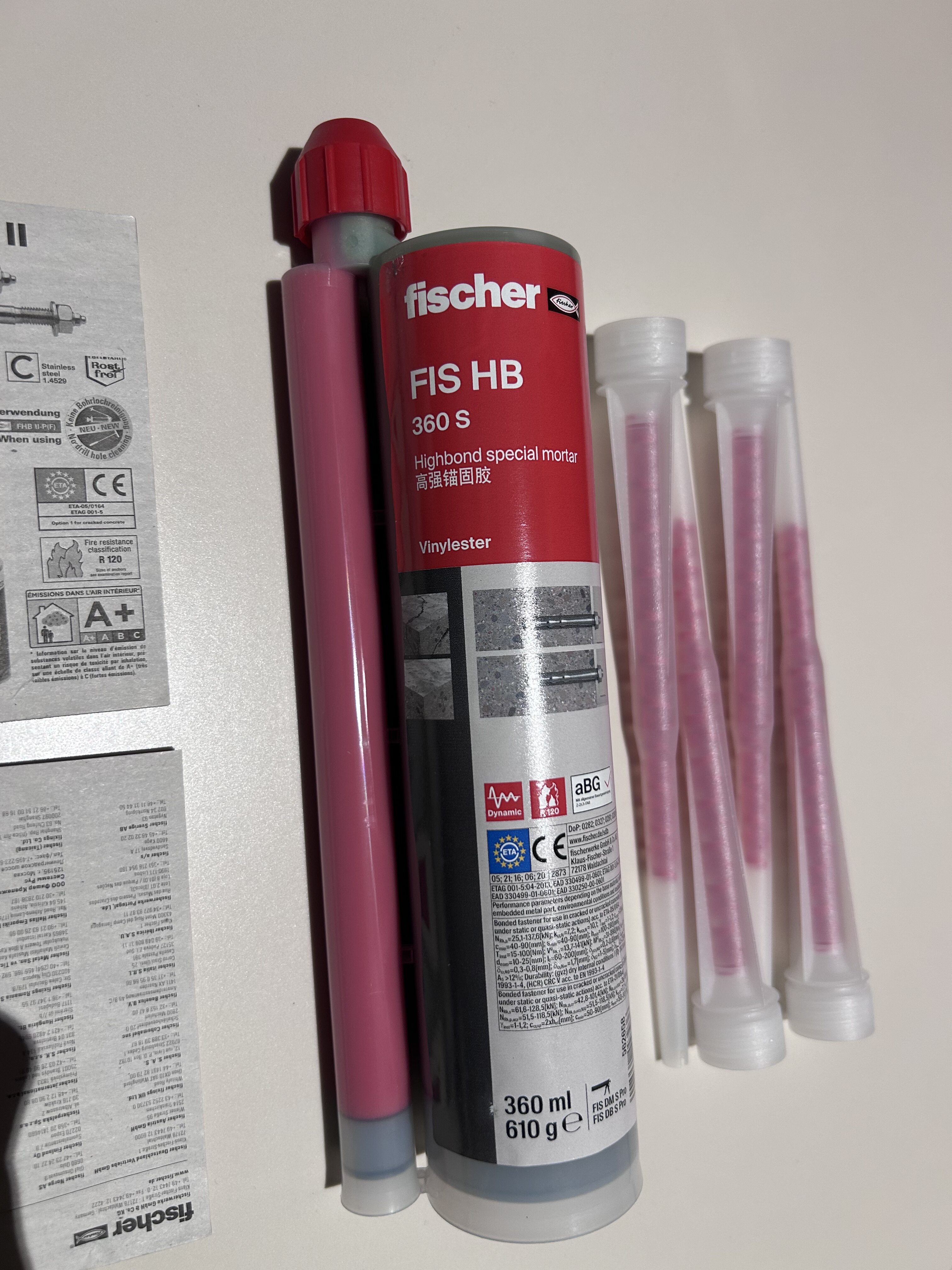 慧鱼凝固脚 FISCHER HB 360S速干胶