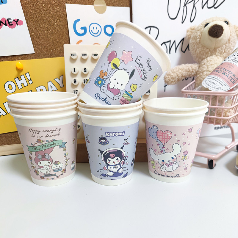 可爱卡通狗一次性加厚加硬纸杯