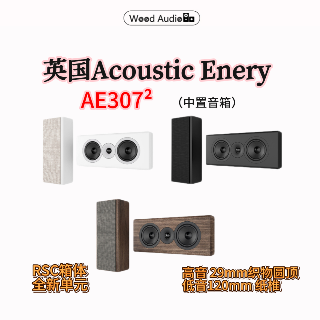 英国Acoustic Energy AE307²中置音箱AE发烧级被动音箱国行杭州#