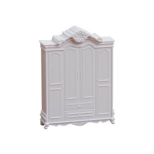 沙盘建筑模型场景材料茶几桌子椅子床头柜马桶ABS迷你家具1:20