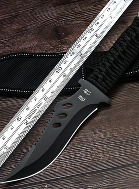 户外求生刀具防身格斗战术刀小刀氚气刀随身锋利几何刀开刃直刀