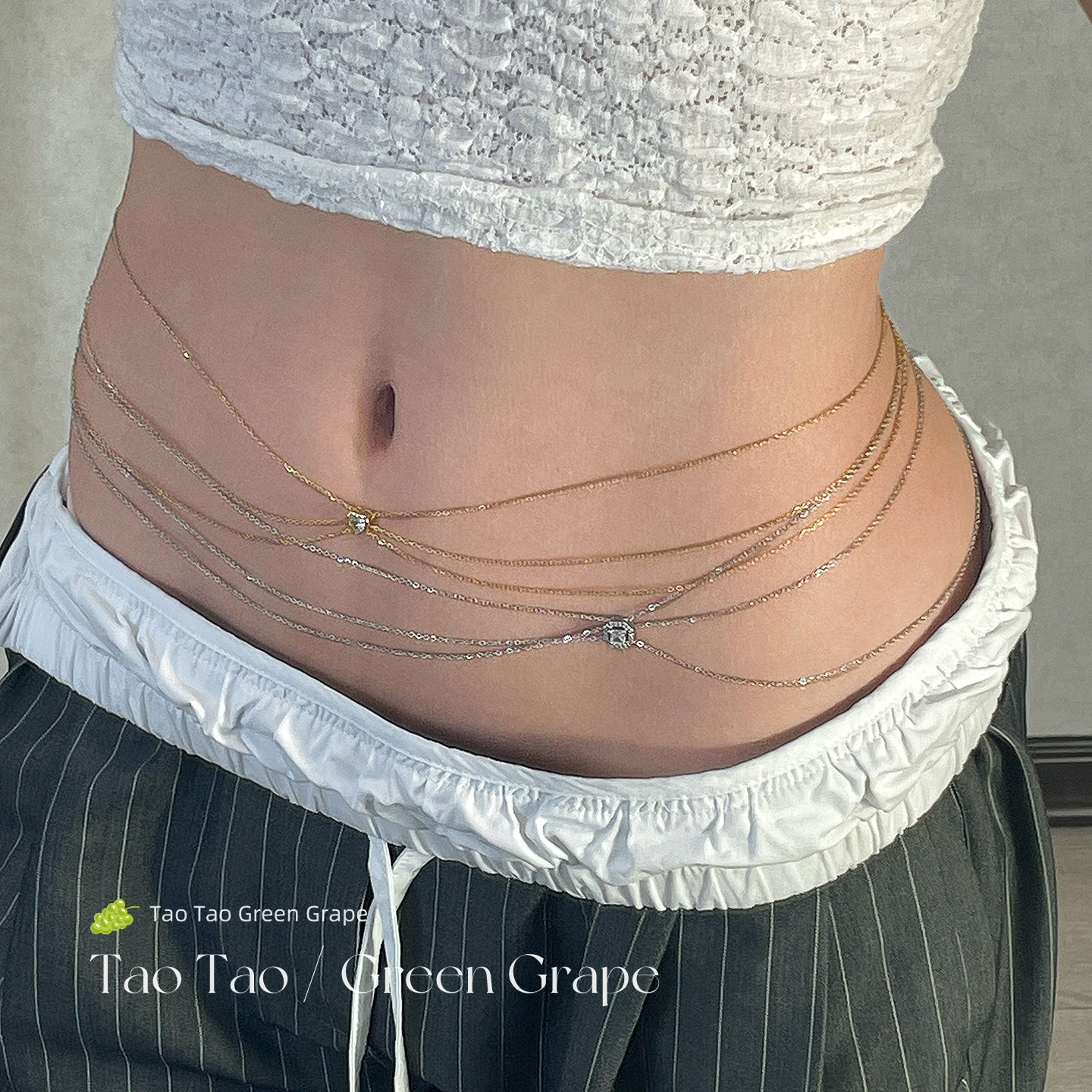 性感辣妹水钻腰链女纯欲低腰金属身体链欧美风情趣肚脐链裤子配饰,饰品/流行首饰/时尚饰品新,腰链,淘宝优惠券,粉丝福利购,淘宝优惠卷