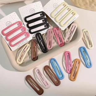 磨砂后脑勺发夹女bb夹侧边夏季 刘海碎发整理固定夹子头饰发卡发饰