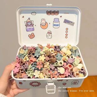 儿童发夹公主刘海夹头饰发夹女夏季 小号侧边碎发夹发卡发饰小抓夹