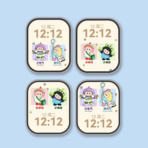 YOYO卡通手表壁纸iwatch表盘