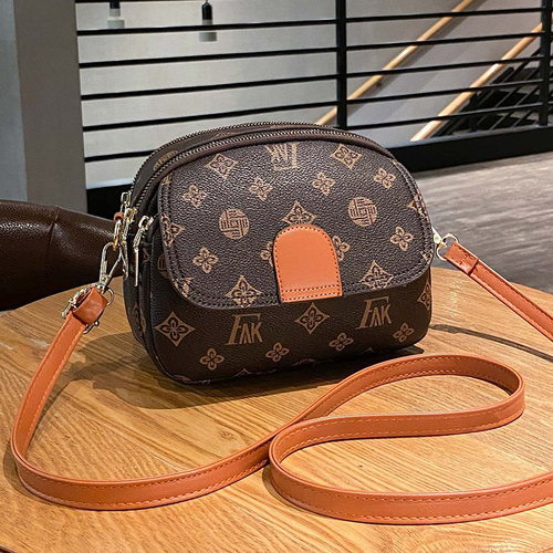 莫迪尔单肩女包小包包2026新款潮多层时尚百搭质感三层软皮斜挎包