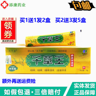 千草王草本药膏15克天下康皮肤乳膏外用私处膏【金品装】