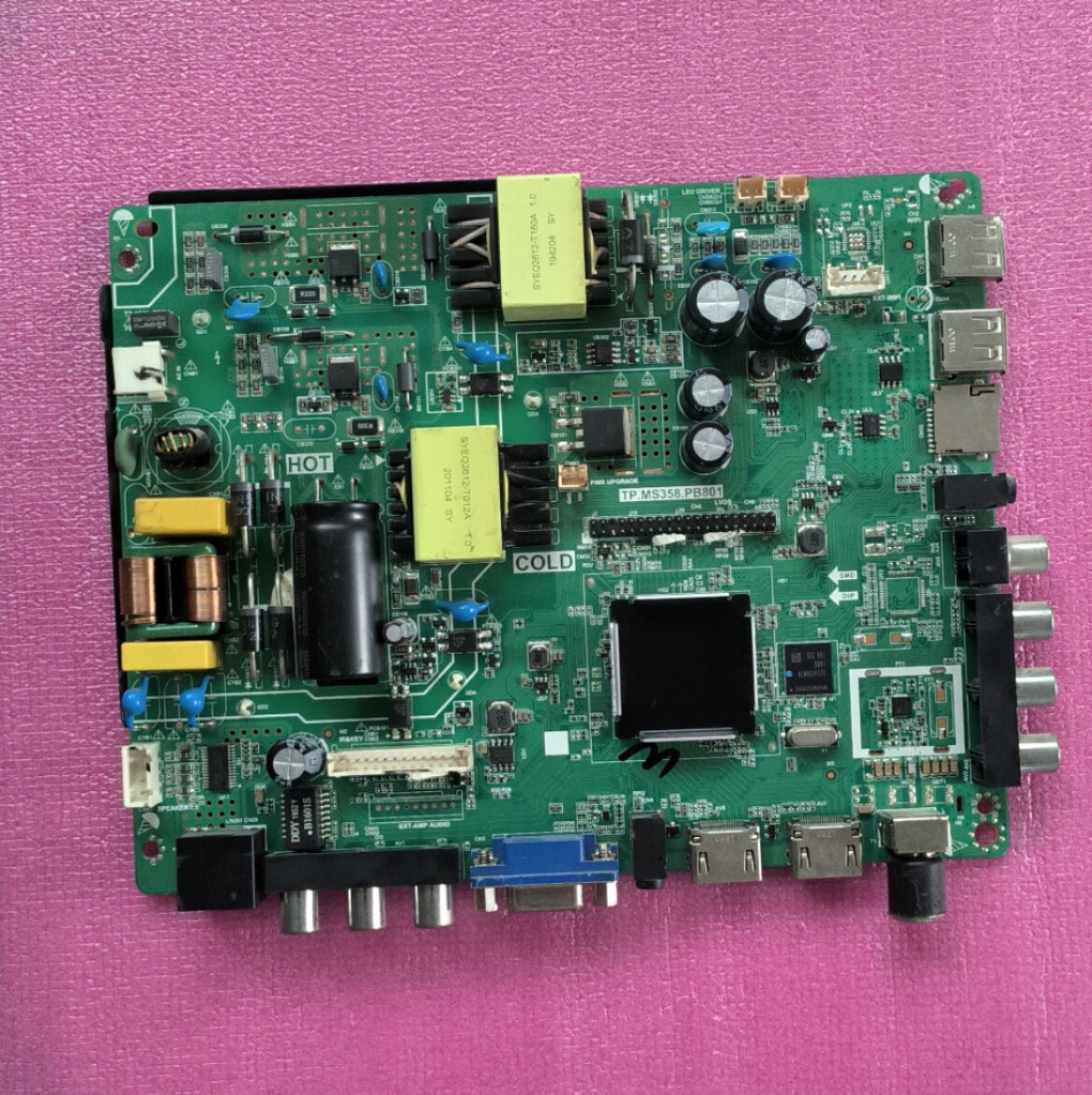 原装乐华DU43-1000 T43主板TP.MS358.PB801配任意屏