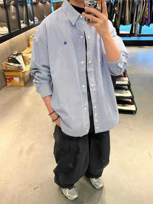 百搭小标卡特vip长袖衬衫外套