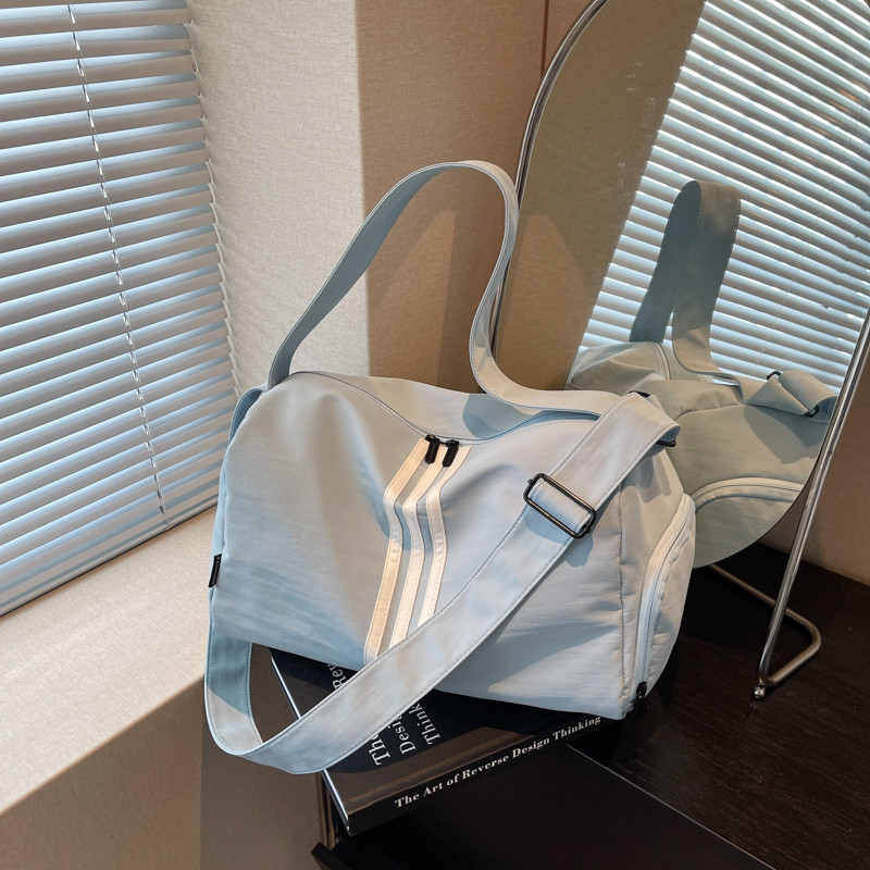 帆布包包女轻便旅行包女大容量手提斜挎包运动瑜伽短途休闲健身包