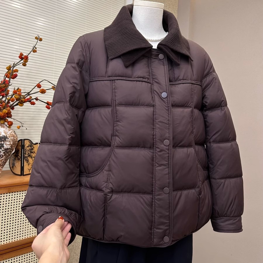 妈妈装羽绒服保暖棉服外套冬季新款洋气宽松加厚棉衣中老年女棉袄