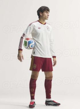 Adidas 26年世界杯西班牙客场男子成人球员版长袖足球服KA1957