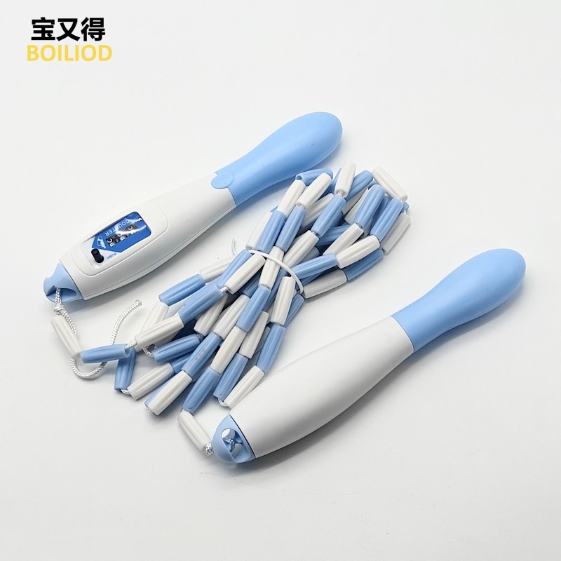 经典机械计数+软竹节打身不疼儿童小孩幼儿园小学入门初学跳绳