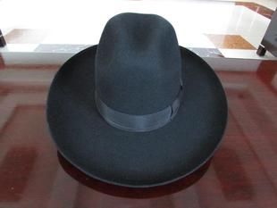100%羊毛礼帽/出口原单/以色列犹太帽/大檐羊毛呢毡帽/秋冬款帽子