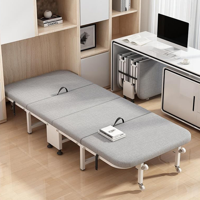 汤臣逸品折叠床办公室午休床简易单人床四折海绵床陪护床行军床包