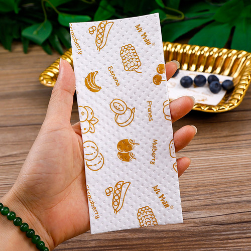 一次性果蔬吸水垫生鲜吸血纸食品级超市水果鱼肉类垫片加厚印花图