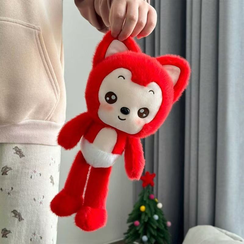 阿狸长腿毛绒玩偶公仔可爱