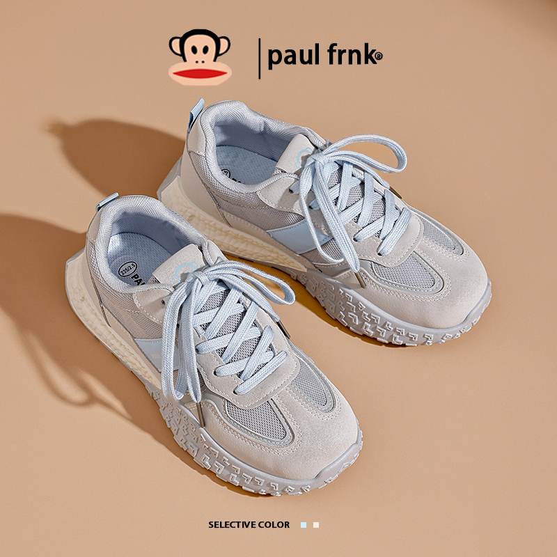 网面2025秋季新款透气拼色复古