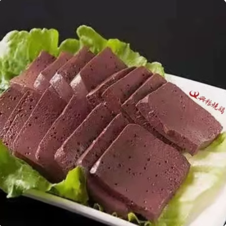 符离集烧鸡老汤鸡血正宗土特产 卤味食材鸡血 兴粮300g熟食小吃