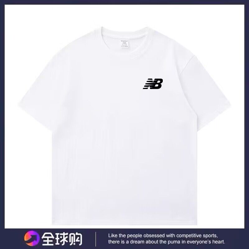 2026新款NB短袖T恤男女夏季潮牌情侣装休闲宽松运动纯棉半袖上衣