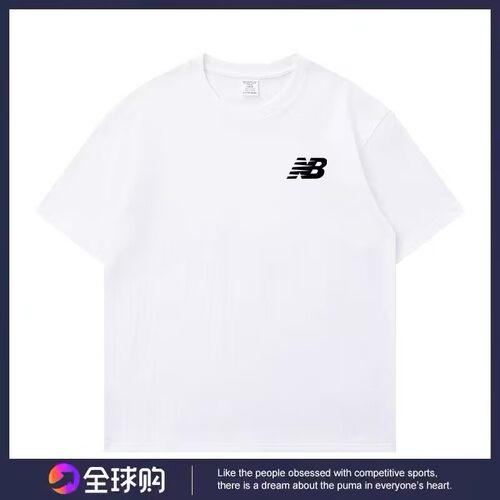 2026新款NB短袖T恤男女夏季潮牌情侣装休闲宽松运动纯棉半袖上衣