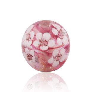 星星珠 琉璃珠 海景珠 多彩五瓣花琉璃珠 RJP005 新款 16mm 日式