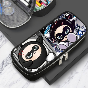 五小只蛋仔笔袋男孩派对2026年超火网红爆款小学生文具盒铅笔盒袋