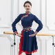 蒙古舞蹈演出服女成人艺考舞台表演蒙古舞短款 民族考级筷子舞蹈服