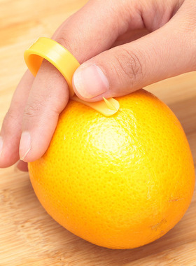 蜗牛指环剥橙器水果削皮刀开石榴扒橙子吃桔子橘柚去皮便携刮皮小