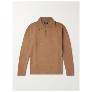 迷衣海淘小程序 Manuel A.P.C. 新款 羊毛Polo衫 男休闲衬衫