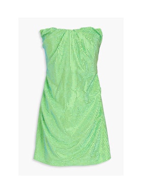 Roland Mouret 精致抹胸水晶装饰卡迪迷你连衣裙女百搭ins裙子