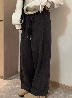 亏清！小个子必入 复古灯芯绒女加绒加厚2025宽松秋冬南瓜裤