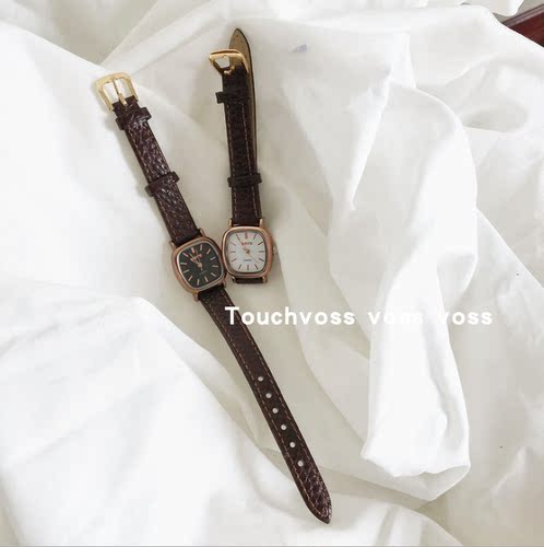 韩国复古方形简约风学生皮带表