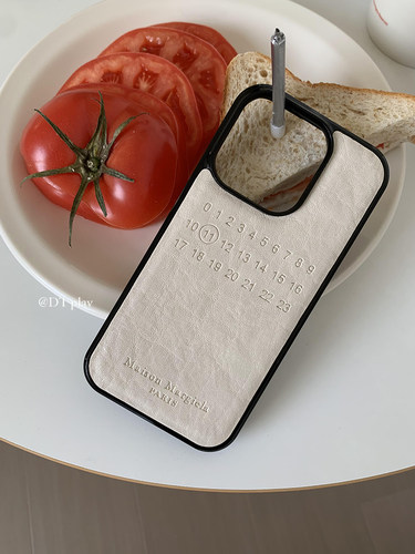 DT play 无性别主义穿搭马吉拉风格高级质感褶皱纹理情侣适用于iphone17/16promax苹果15/13/14手机壳保护套