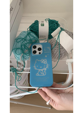 DT play 夏日新款可爱闪闪猫度假韩国ins博主小众高级适用于iphone17/16promax苹果15/13/14手机壳保护套