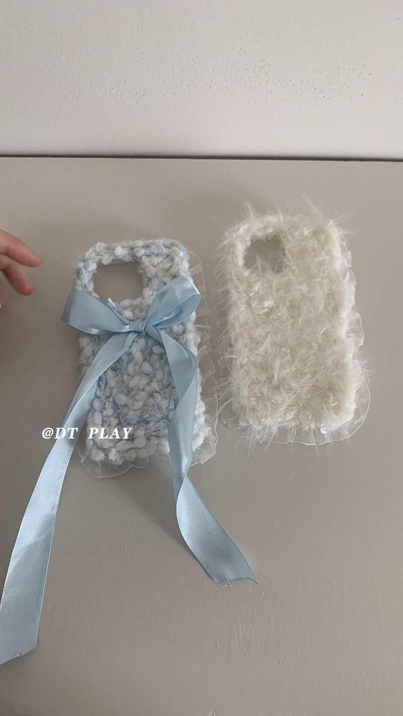 DT play 秋冬公主温暖毛毛舒适韩国小众ins博主同款适用于iphone17/16/14promax苹果11/12/14/15手机壳保护套