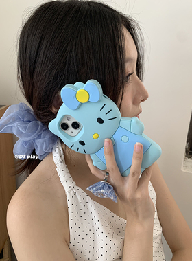 DT play 泳知欧尼同款新配色大脸KT控韩国ins韩国ins小众适用于iphone17/16promax/15苹果14/13手机壳保护套