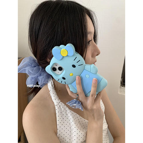 DT play 泳知欧尼同款新配色大脸KT控韩国ins韩国ins小众适用于iphone17/16promax/15苹果14/13手机壳保护套