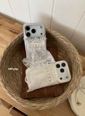 DT play 「WEDDING」白色婚纱浪漫婚礼韩国ins博主小众设计适用iphone17promax/16/15苹果14/13手机壳保护套