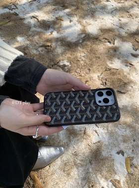 DT play 狗牙配色潮人穿搭时髦洋气韩国ins风小众博主高级适用于iphone17promax/16苹果13/15/14手机壳保护套