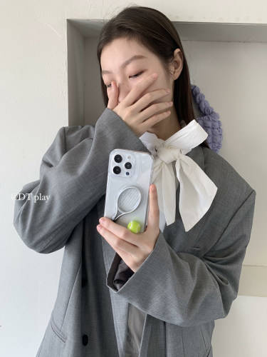 DT play 网球少女运动系女友韩国ins博主小众高级适用于iphone17promax/16苹果15/12/14plus/13手机壳保护套