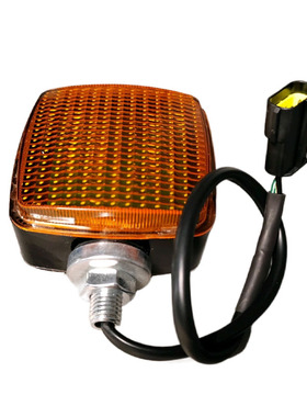 叉车双面前小灯LED合力12伏D08XH7-4ALED24V转向灯3插防水原装件