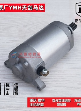 适用雅马哈飞致150JYM1253EYBR天剑天戟劲傲启动马达天隼起动电机